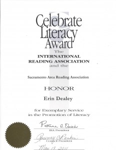 International Reading Association award